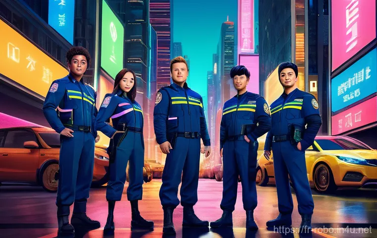 로보카폴리 팬아트 - **A Heartwarming Snowy Gathering:**
    A beautifully illustrated scene featuring Robocar Poli, Hell...