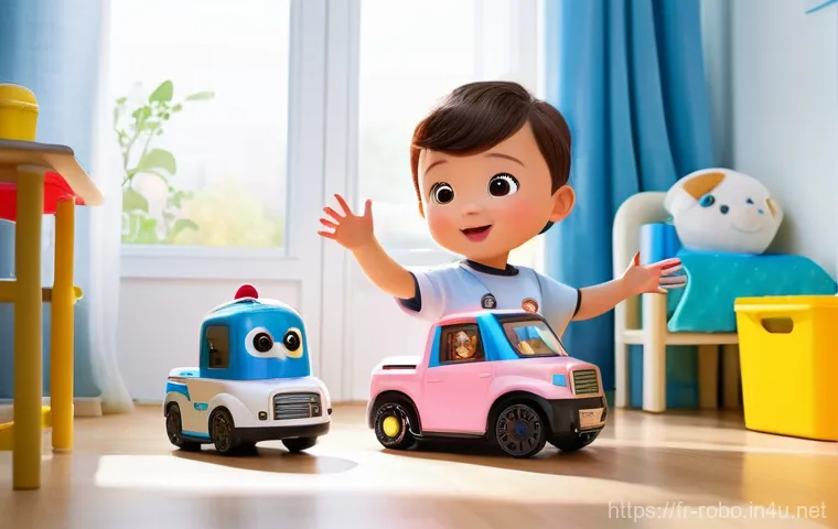 로보카폴리의 영향력 - **Prompt:** The Robocar Poli rescue team, consisting of Roy the red fire truck robot, Amber the pink...