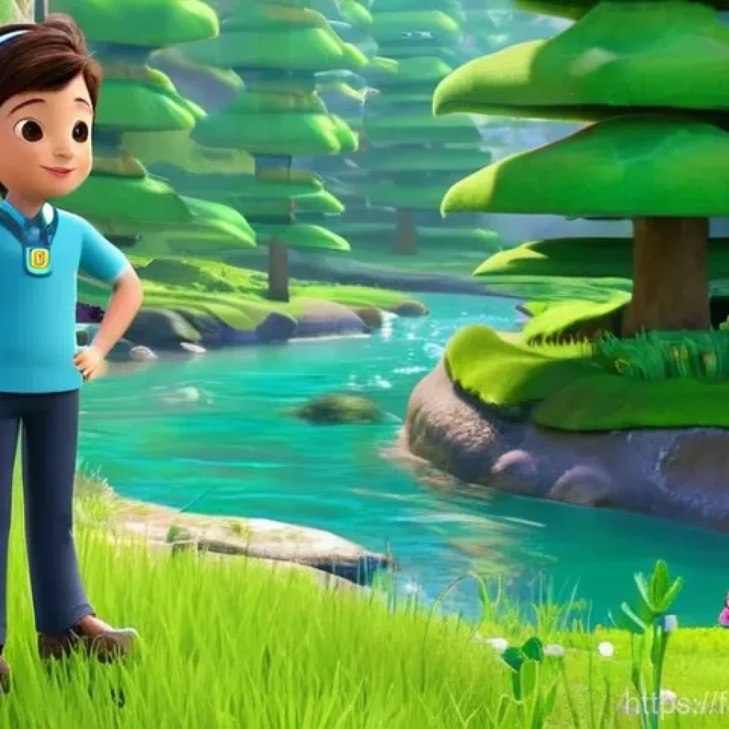 로보카폴리의 새로운 프로젝트 - **Prompt 1: New Adventures in Vroom Ville's Lush Environs**
"A vibrant, high-definition animated...