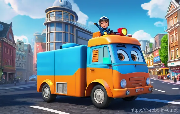 로보카폴리의 새로운 프로젝트 - **Prompt 1: New Adventures in Vroom Ville's Lush Environs**
    "A vibrant, high-definition animated...