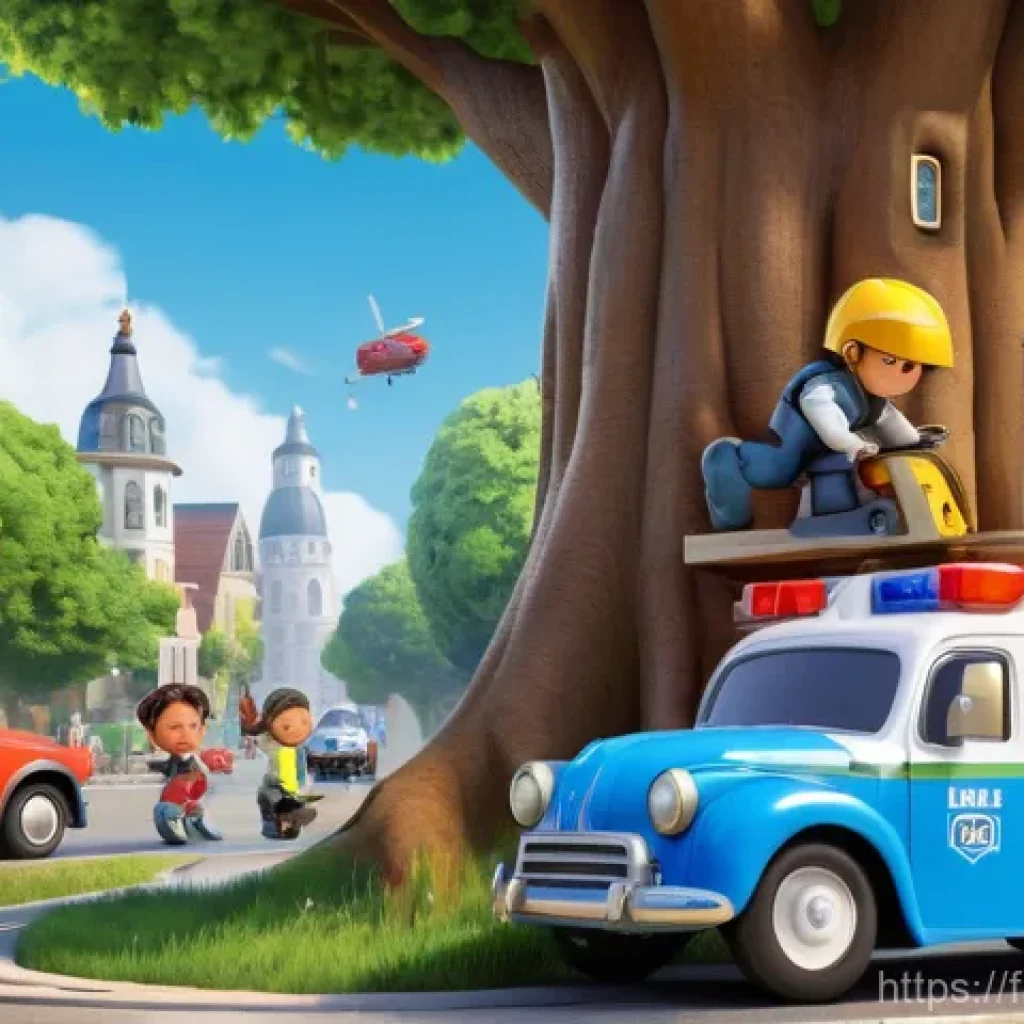 로보카폴리 애니메이션 업계의 평가 - **A dynamic rescue scene in Vroom Ville:**
    A colorful, bustling town with quaint French-inspired...