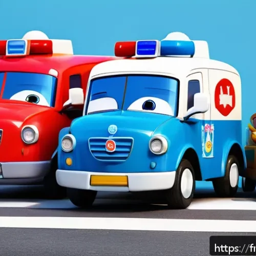 Home 31 로보카폴리의 대표적인 주제 - A vibrant and colorful illustration of three child-friendly animated characters inspired by Robocar ...