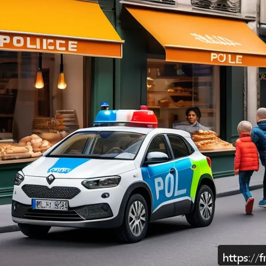 로보카폴리 해외 방영 - A vibrant and colorful scene featuring Poli, the friendly police robot car, helping a small group of...